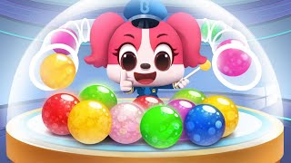 Sheriffs New Invention  Rainbow Candies  Funny Cartoons for Kids  Sheriff Labrador  BabyBus [upl. by Pammy]