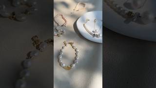 Shining in the sun pearl jewelry collection vanessalotusjewelry handmadejewelry pearljewelry [upl. by Marih875]