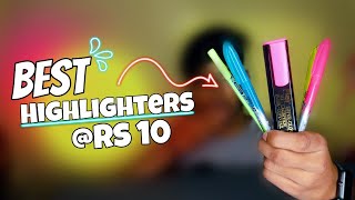 Best Highlighter For Students 😍  Highlighter Pens Under RS 20 🔥🔥highlighters [upl. by Blunt653]