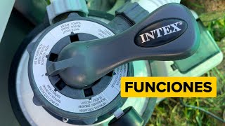 FUNCIONES DEPURADORA Intex ¿Sabes para que sirve cada una 🤽‍♀️🚿💧 [upl. by Ku]