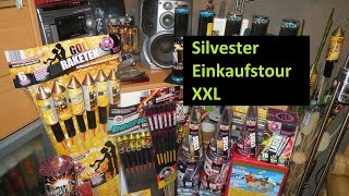 SilvesterFeuerwerk Einkaufstour XXL 201617 [upl. by Rolandson481]