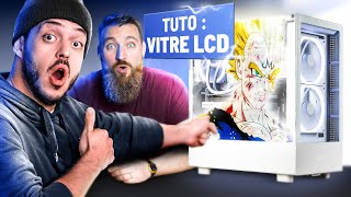 TUTO  Un ECRAN TRANSPARENT dans ton PC Gamer [upl. by Alleb]