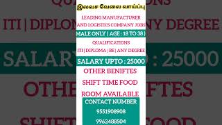 mnc company jobs 2024  Chennai jobs 2024  free jobs only shorts chennaigovtjobs jobopportunity [upl. by Munt]