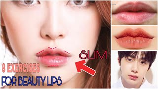 How to Slim Lips Beauty Lips  Top 8 Exercise For Lips  Slim Lip Exercise  Home Fitness Challenge [upl. by Dorrahs]