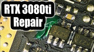 Nvidia RTX 3080Ti Graphics Card Repair Lost to Oblivion [upl. by Silohcin]