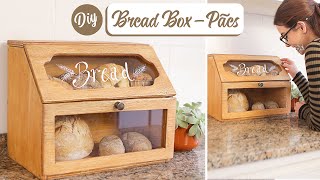 DIY Porta Pães  Bread Box  Decorando a Cozinha 04 [upl. by Stern]