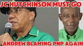 JLP supporters says JC Hutchinson must go while Andrew blaming PNP for bad roads [upl. by Katha]