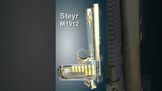 Steyr M1912 SteyrHahn shorts [upl. by Ailicec838]