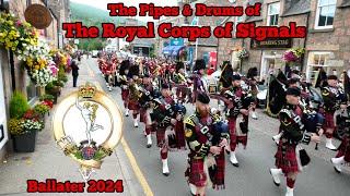 The Royal Corps of Signals PampD  Ballater 2024 [upl. by Aicilev]