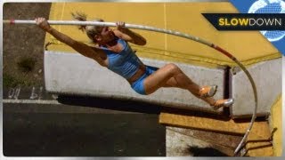 High Flying Pole Vault In SLOW MOTION [upl. by Murage672]