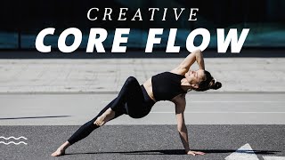 Vinyasa Yoga Core Flow  straffer Bauch schlanke Taille starker Rücken  Stabilität Innen amp Außen [upl. by Atiniv]