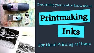 Everything you Need to Know about Printmaking Inks for Hand Printing [upl. by Llebasi]