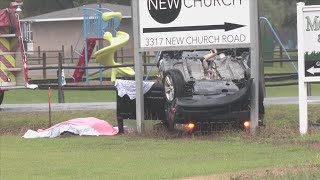 Panama City woman dies in New Church Rd crash [upl. by Merilyn574]