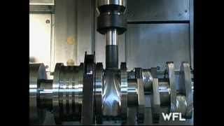 WFL M60 MillTurn Complete Crankshaft Machining  MARTECH Machinery NJ  USA [upl. by Samford]