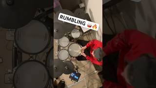 RUMBLING  AOT drum cover drums anime shorts aot [upl. by Yttik]