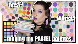 Ranking My PASTEL PALETTES [upl. by Badger700]