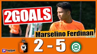 【Official】🇮🇩Marselino Ferdinan  KMSK DEINZE vs FC GRONINGEN Friendly Match【2324】 [upl. by Ardith]