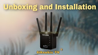 Wifi Range Extender  Pix Link LV WR09 unboxing and review  BikowbieTV 2020 [upl. by Heilman925]