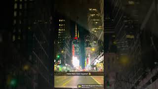 Newyork Nagaram ❤️❤️ song music love newyork timesquare [upl. by Bosson]