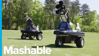 Meet Your Robotic Golf Caddie ‘Tempo Walk’ [upl. by Nabatse636]