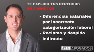 Diferencias salariales por mala categorización en Argentina [upl. by Aristotle]