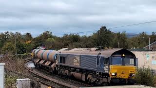 Network Rail RHTT Move Direct Rail Services 66108 tnt 66031 3J11 Carnforth 09102024 [upl. by Leikeze]