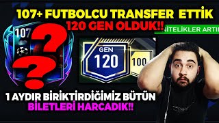 OHAA 120 GEN OLDUUK 1 AYDIR BEKLETTİĞİM TÜM PAKETLERİ AÇTIM FIFA MOBILE [upl. by Icyak]