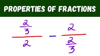 Properties of Fractions [upl. by Nylyoj]