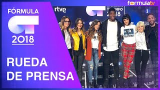 OT 2018 Rueda de prensa en directo con Famous Alba Reche Natalia Sabela y Julia [upl. by Annet]