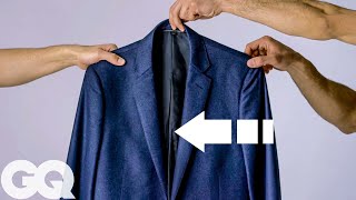 How to Fold and Pack a Suit The Right Way  GQ [upl. by Nerfe]