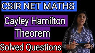 Cayley Hamilton theorem for Matrix NET Maths previous years solved question [upl. by Hahsi]