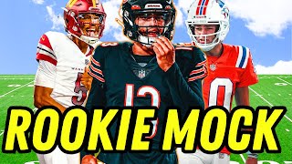 4 Round Rookie Mock Draft 1QB  2024 Dynasty Fantasy Football [upl. by Aivlys]