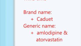 caduet amlodipine atorvastatin [upl. by Shadow]