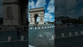 Arc de Triomphe france paris arcdetriomphe travel foryou foryoupage fyp viralvideo beautful [upl. by Juakn818]