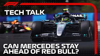 How are Mercedes Bringing the Fight to Red Bull  F1TV Tech Talk  Cryptocom [upl. by Hgielrebmik]