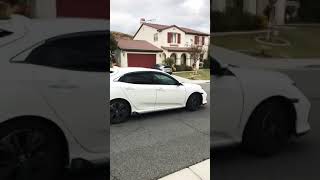 2018 Honda Civic EX Hatchback muffler delete [upl. by Imelda]