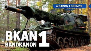 Bandkanon 1 selfpropelled gun  The Swedish beast with a fearsome fiery breath [upl. by Healion]