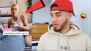 PRANK ON GIRLFRIEND THAT YOU GOT A CALL FROM ANOTHER GIRL  TikTok Compilation REACTION [upl. by Docilu463]