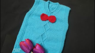 Knitting Beautifull BABY SWEATER  Part2  D290 हिंदी Jasbir Creations [upl. by Adyht]