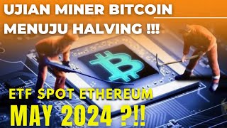 🔴Tantangan Berat MINER Menuju Halving BTC 2024 [upl. by Fink]