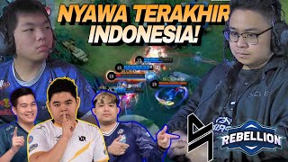 NYAWA TERAKHIR INDONESIA DI MPLI  AYO RBL  REBELLION VS BLACKLIST  MPLI [upl. by Dowling152]