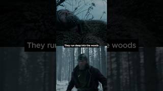 Leonardo DiCaprio the revenant scene quotthey run deep into the woodsquot hugh glass short shorts [upl. by Fanestil]