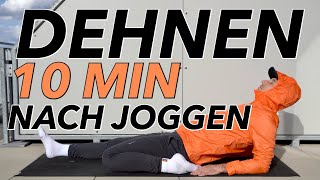 10 Min DehnungRoutine für Läufer  Follow Along Dehnen nach dem Joggen [upl. by Deloria]