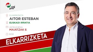 Aitor Estebani elkarrizketa Euskadi Irratian [upl. by Ennaesor]