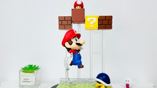 Nendoroid 473 Super Mario Figure Unboxing [upl. by Acinet]