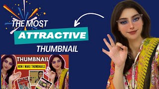 How I make Thumbnails For YouTube Channel  Thumbnails From Mobile  Easiest Way to make Thumbnail [upl. by Lethia]