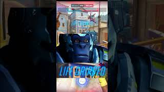 Lifeweaver Grip of Death overwatch2 funnygames funnymoments gamingshorts overwatchclips [upl. by Gisela]