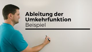 Ableitung der Umkehrfunktion Beispiel 1  Mathe by Daniel Jung [upl. by Jermayne]