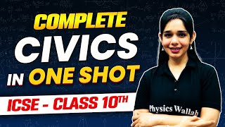 Complete Civics in 1 Shot  ICSE Boards  Class10th [upl. by Leiuqeze]