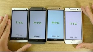 HTC One A9 VS M9 VS M8 VS M7  Which is Fastest [upl. by Rollo717]